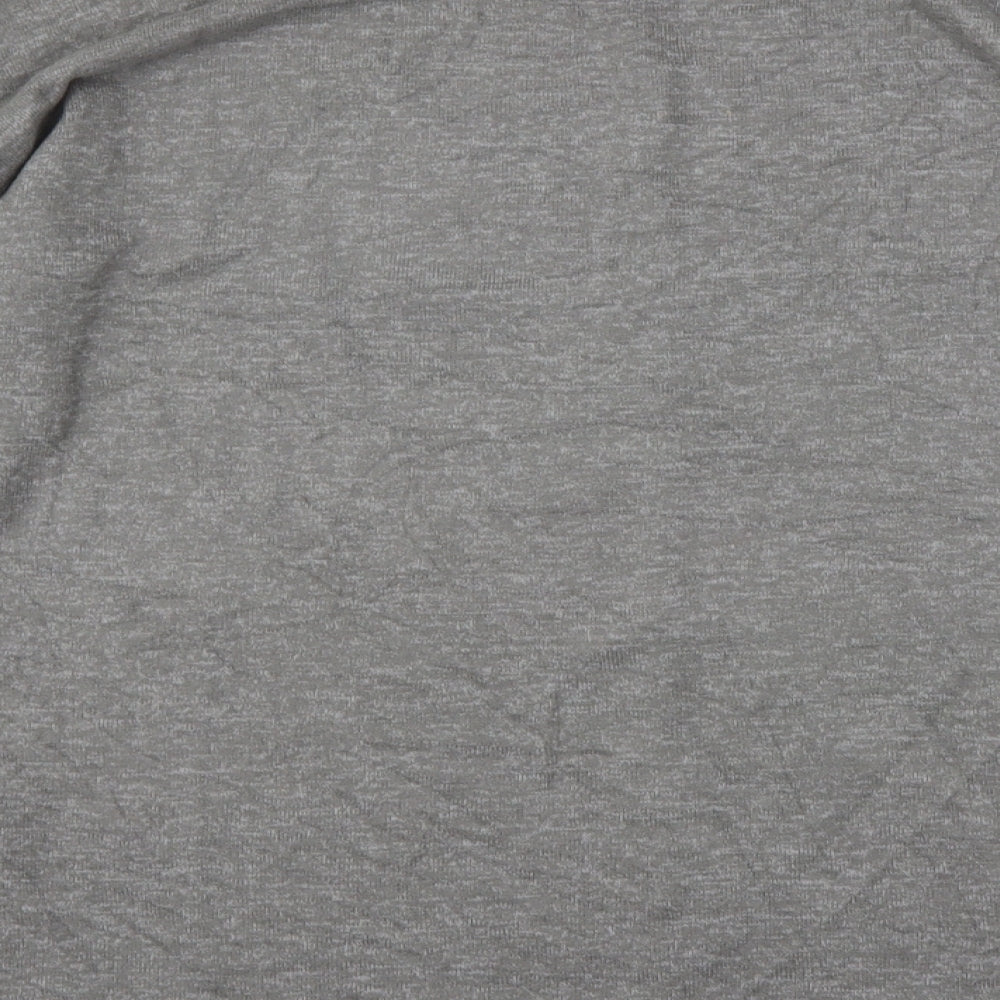 Marks & Spencer Womens Grey Round Neck Viscose Pullover Jumper Size 12