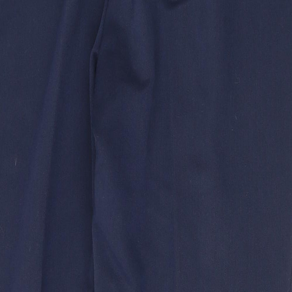 Gerard Womens Blue Polyester Trousers Size 18 L28 in Regular Button