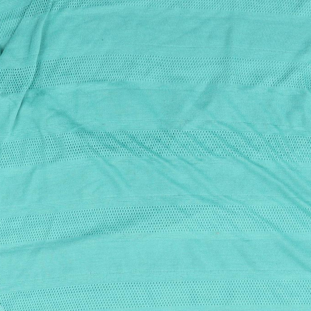 NEXT Womens Green Crew Neck Polyester Pullover Jumper Size 10