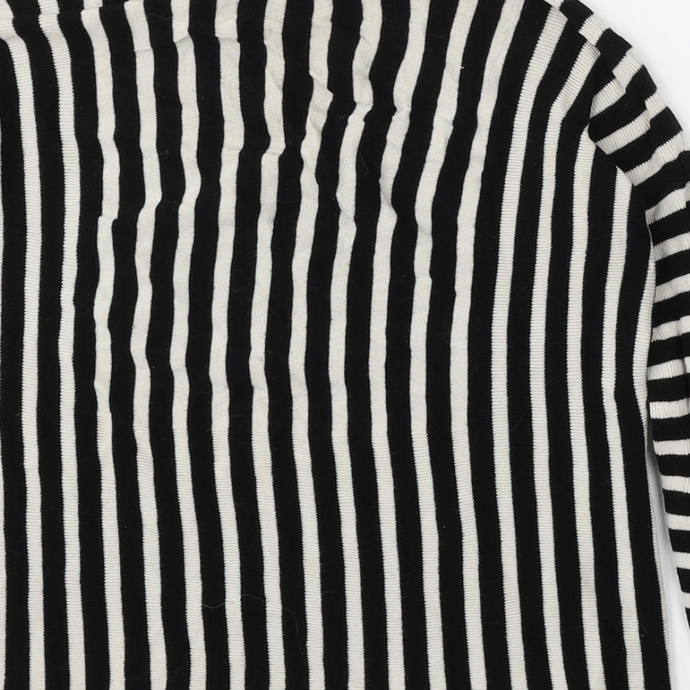 Atmosphere Womens Multicoloured Round Neck Striped Viscose Pullover Jumper Size 6