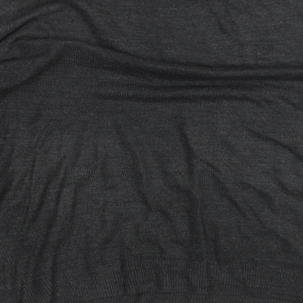 Atmosphere Womens Grey Round Neck Acrylic Pullover Jumper Size 16