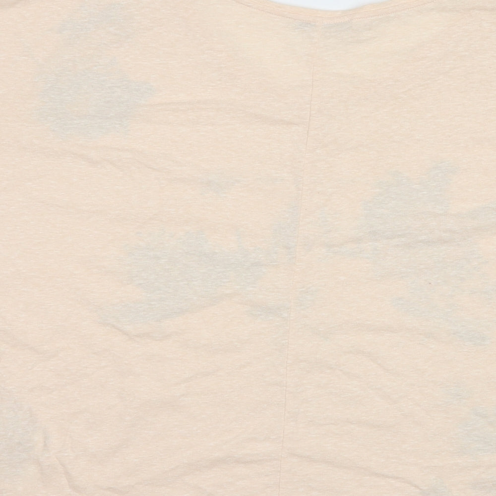 Esprit Womens Pink Polyester Basic Blouse Size S V-Neck