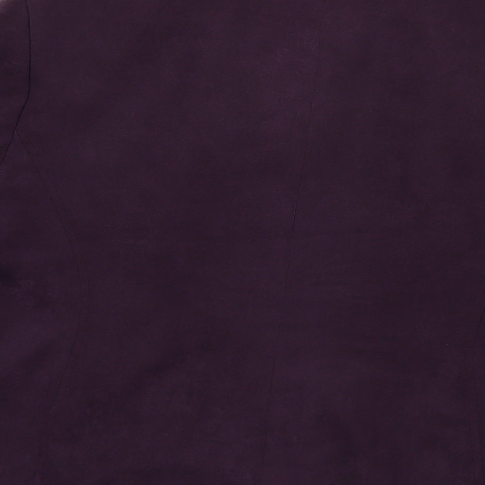 Autonomy Womens Purple Jacket Size 16 Zip