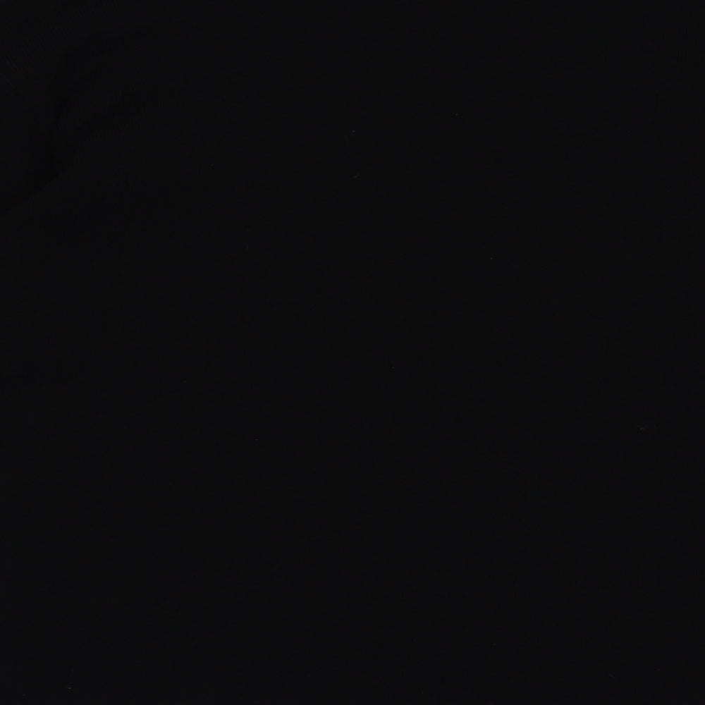 Fashion Union Mens Black Crew Neck Acrylic Pullover Jumper Size XL