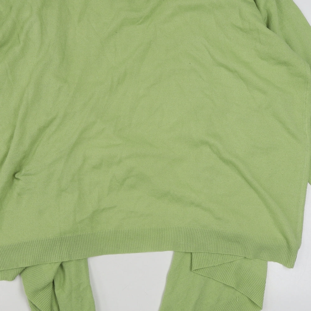 Wardrobe Womens Green Scoop Neck Acrylic Pullover Jumper Size 28