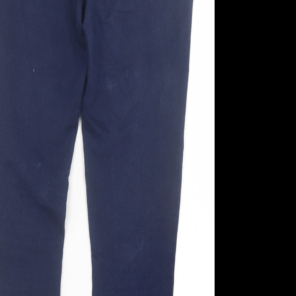 AVIDA Womens Beige Cotton Jegging Trousers Size 14 L27 in Regular Zip