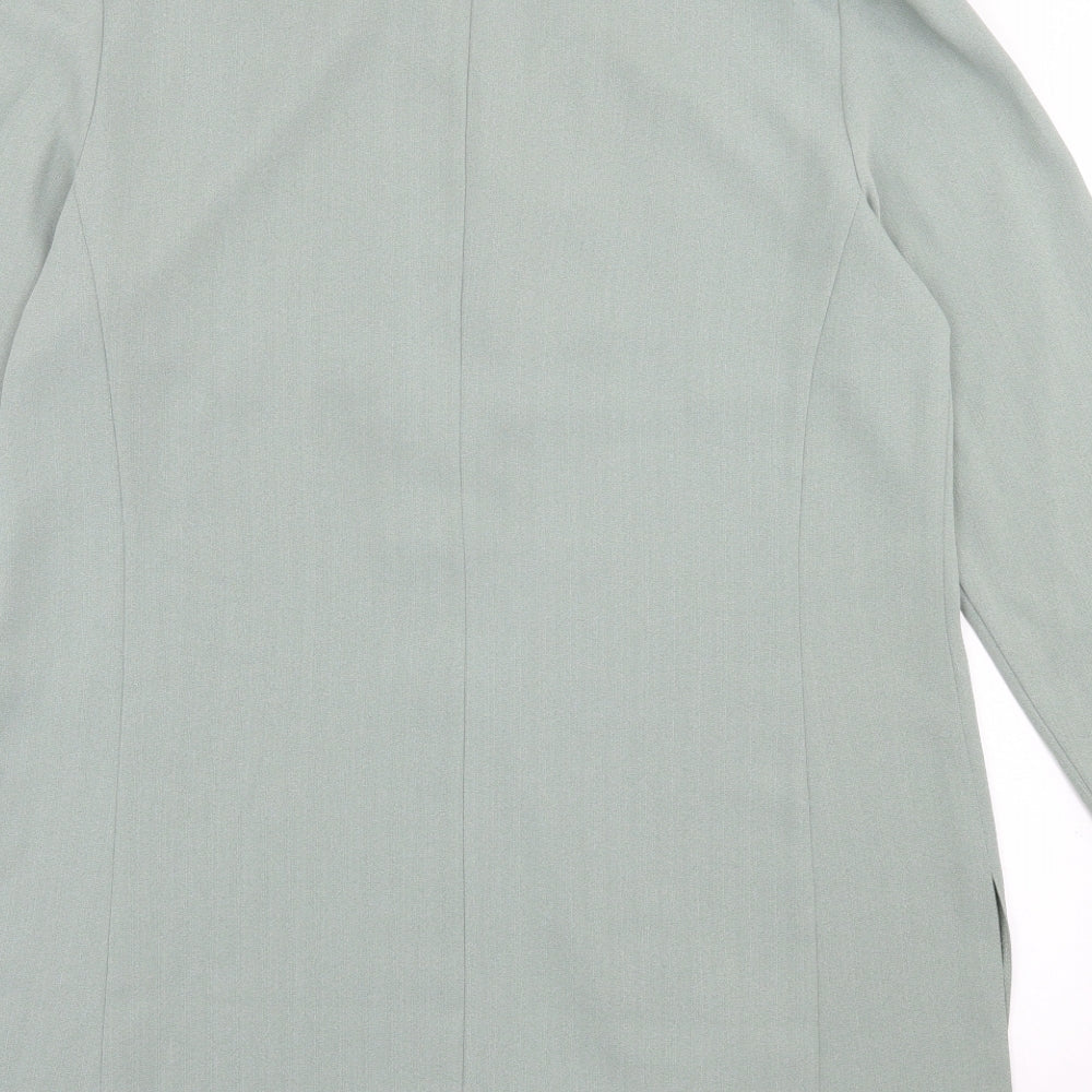 St.Bernard Womens Green Jacket Blazer Size 14 Button