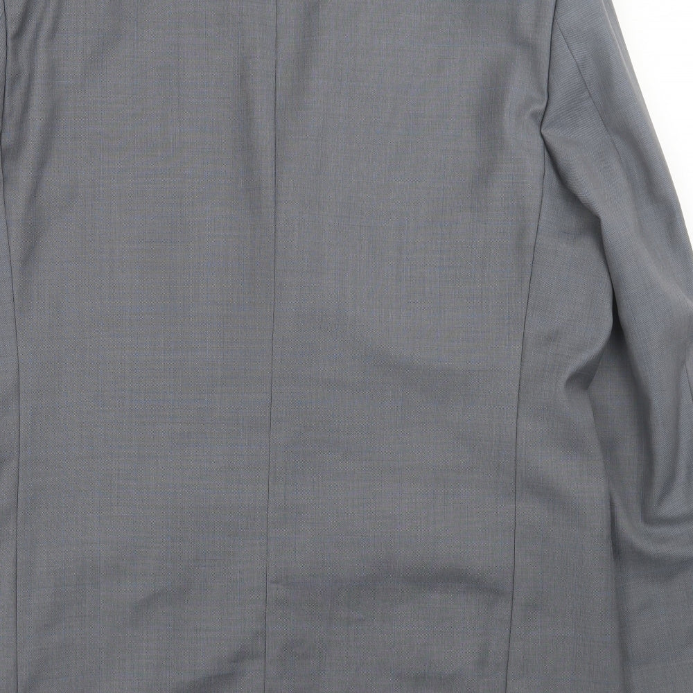 Douglas Mens Grey Wool Jacket Suit Jacket Size 44