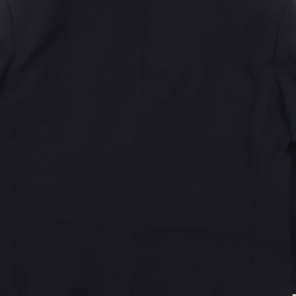 Marks & Spencer Mens Blue Polyester Jacket Suit Jacket