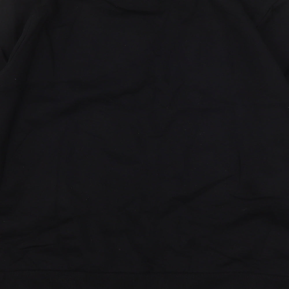 Bravado Womens Black Cotton Pullover Sweatshirt Size 12