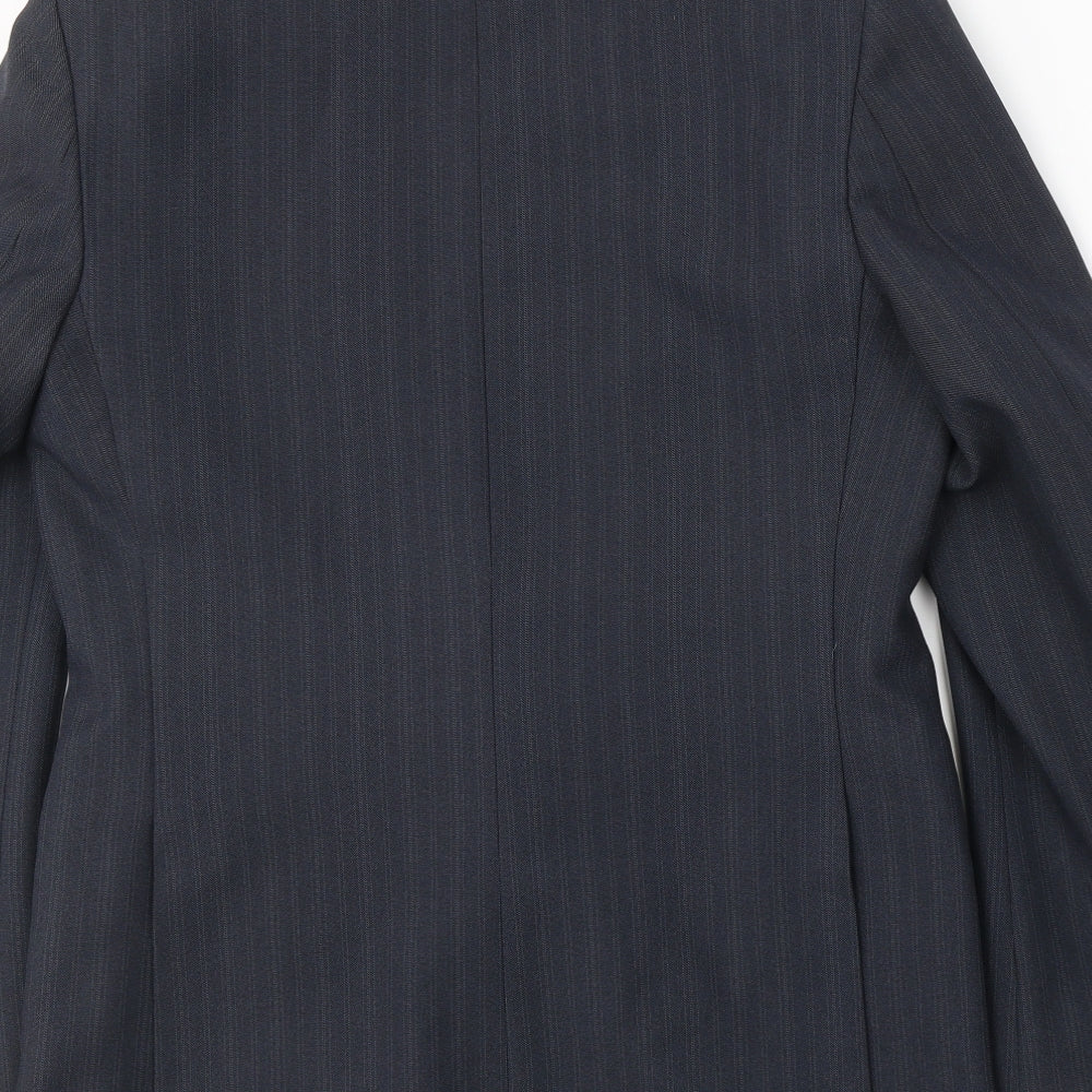 Greenwoods Mens Blue Polyester Jacket Suit Jacket Size 36