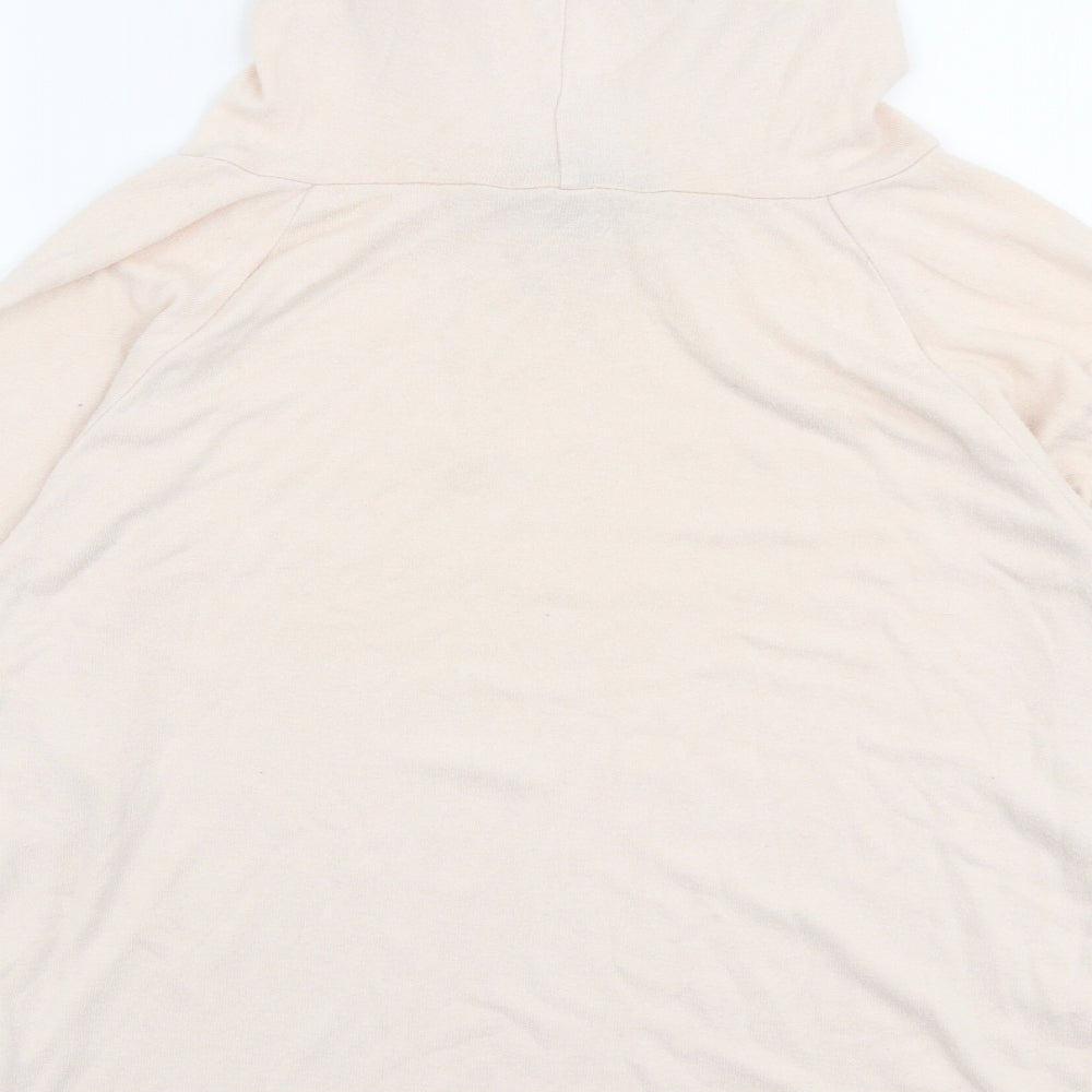 Primark Womens Pink Viscose Pullover Hoodie Size S Pullover
