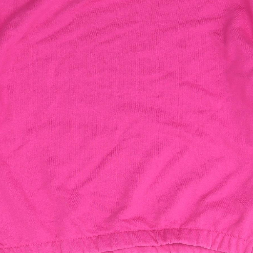 Holyfield Girls Pink Cotton Pullover Sweatshirt Size M Pullover