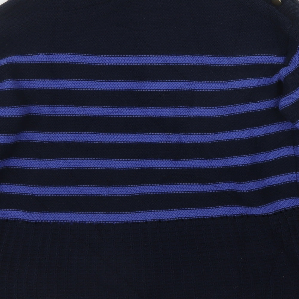 NEXT Womens Black Crew Neck Cotton Pullover Jumper Size 8