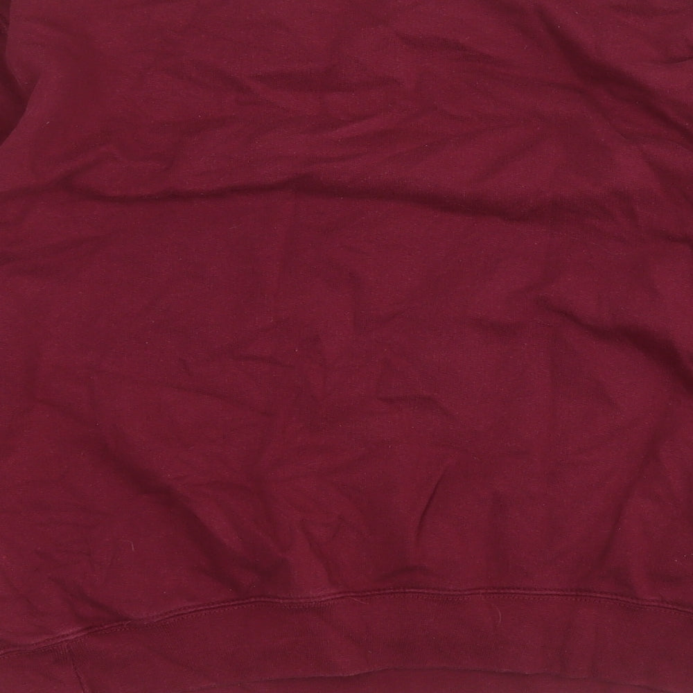 bb collections Womens Purple Cotton Pullover Sweatshirt Size M