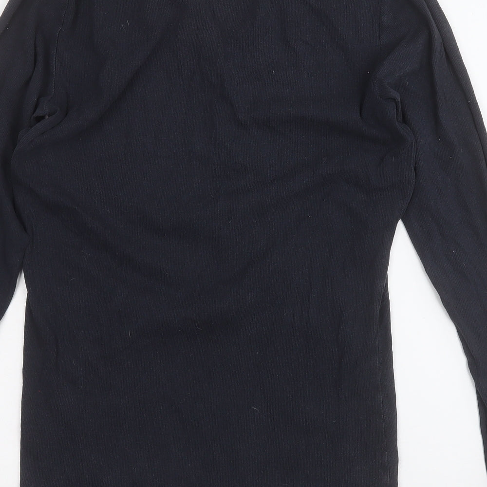 NEXT Womens Grey Round Neck Cotton Pullover Jumper Size L