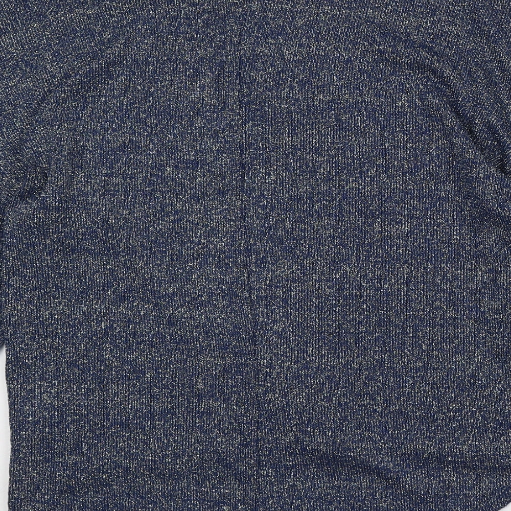 Atmosphere Womens Blue Round Neck Viscose Pullover Jumper Size 10