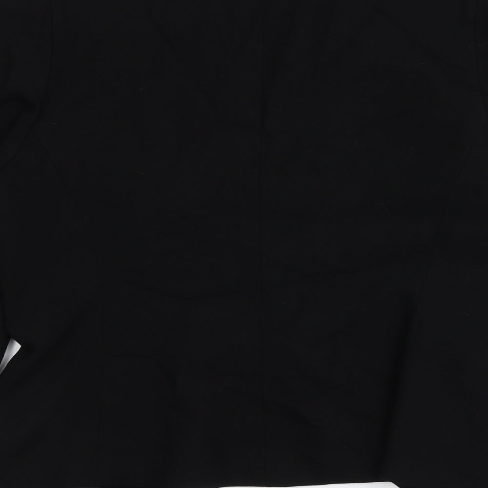 Simon Ellis Womens Black Jacket Size 8