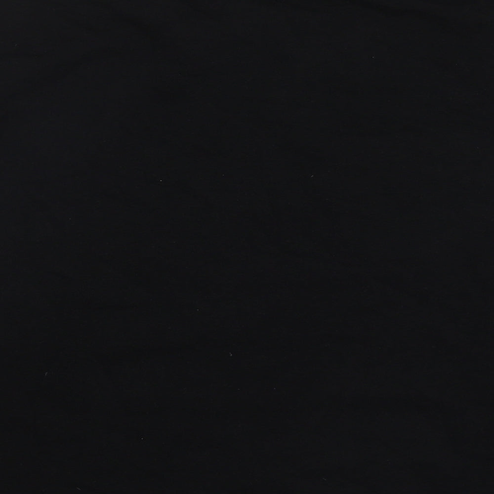 H&M Womens Black Cotton Pullover Sweatshirt Size M