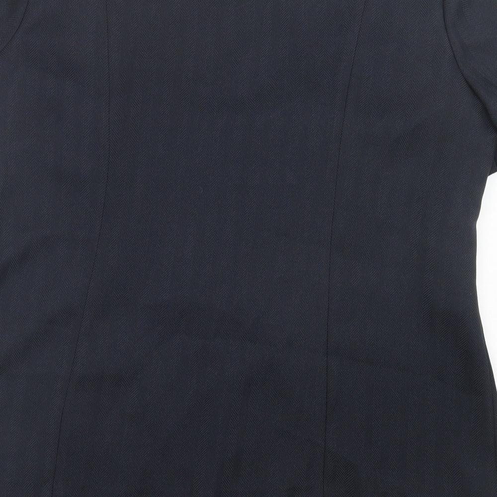 Bonmarché Womens Blue Jacket Blazer Size 18 Button
