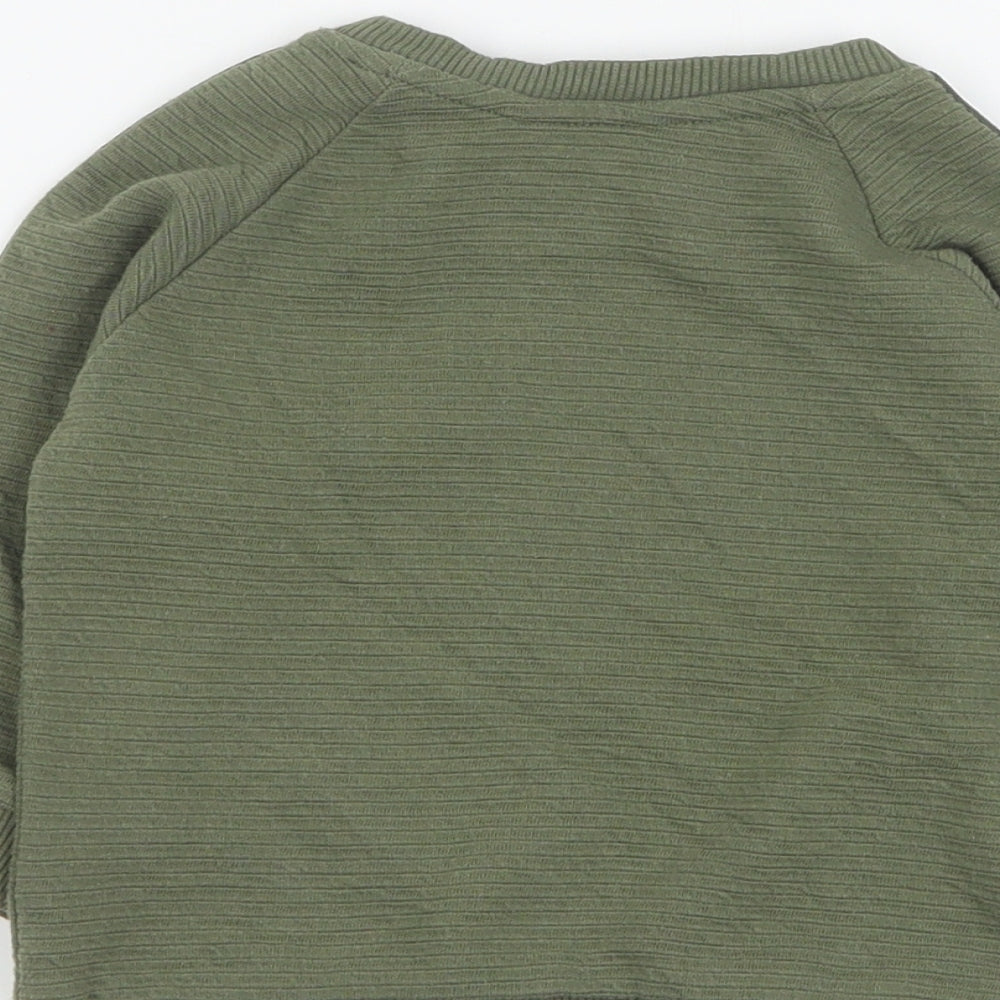 Primark Boys Green Polyester Pullover Sweatshirt Size 12-13 Years Pullover