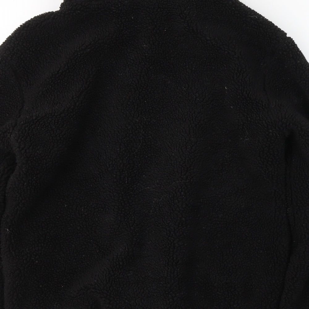 Boohoo Womens Black Jacket Coat Size 8 Zip
