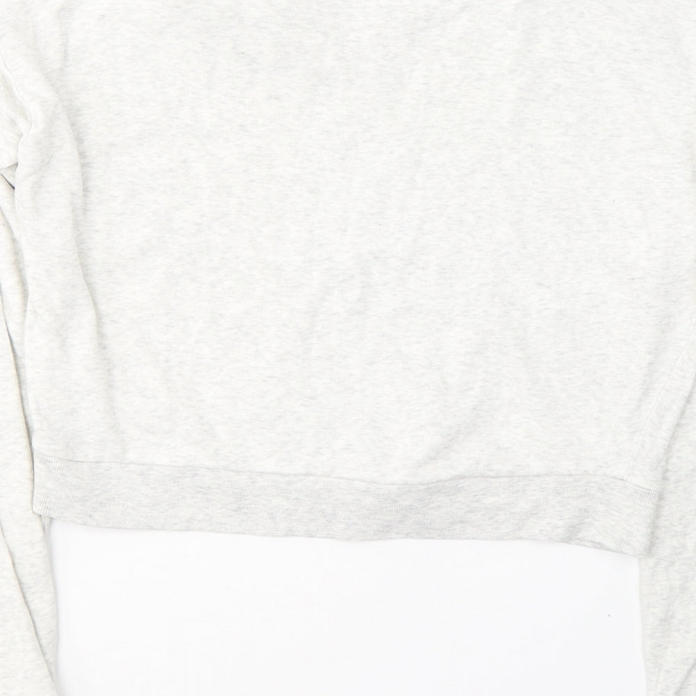 H&M Womens Grey Cotton Pullover Sweatshirt Size S Pullover