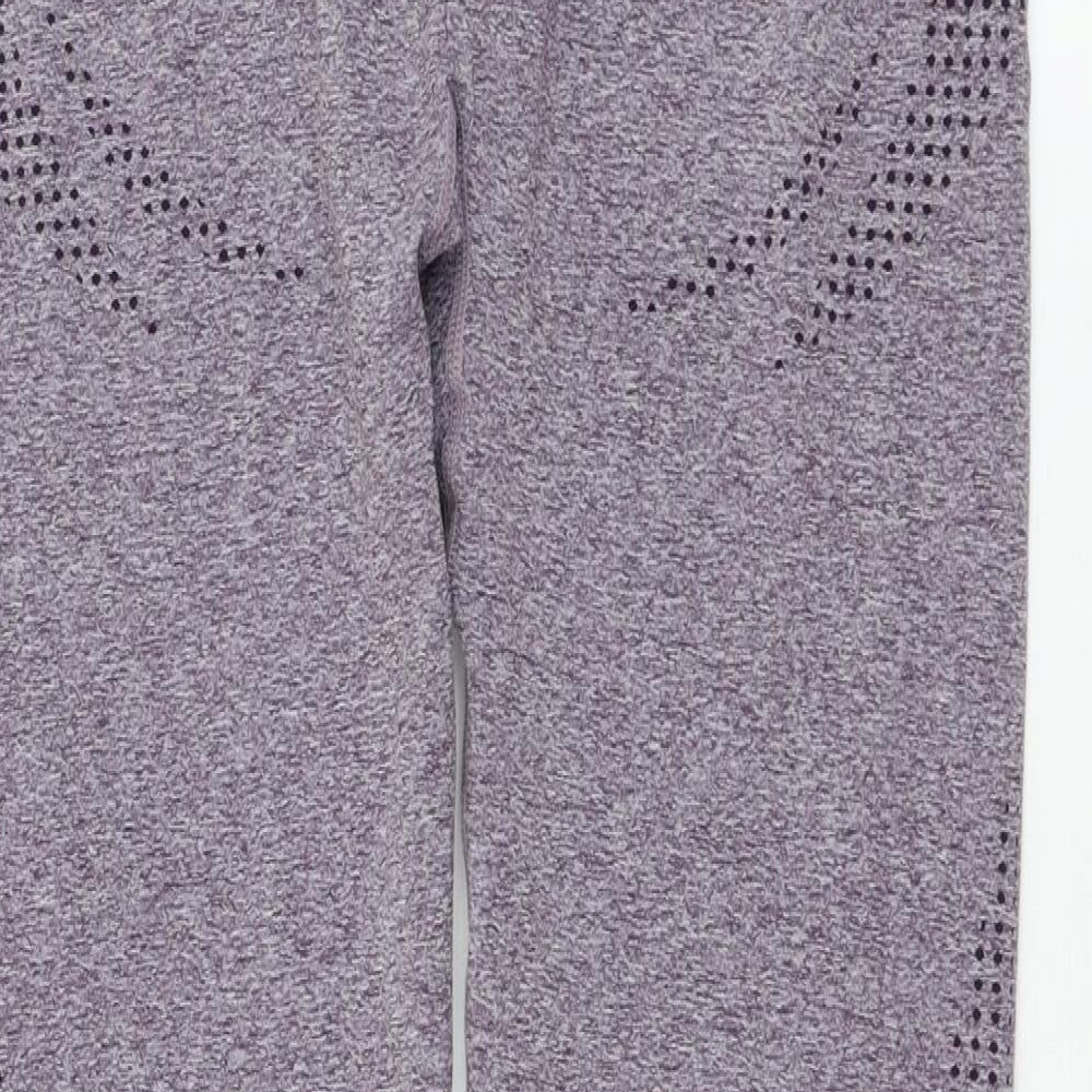 Dunnes Stores Womens Purple Nylon Compression Leggings Size XL L26 in Regular Pullover