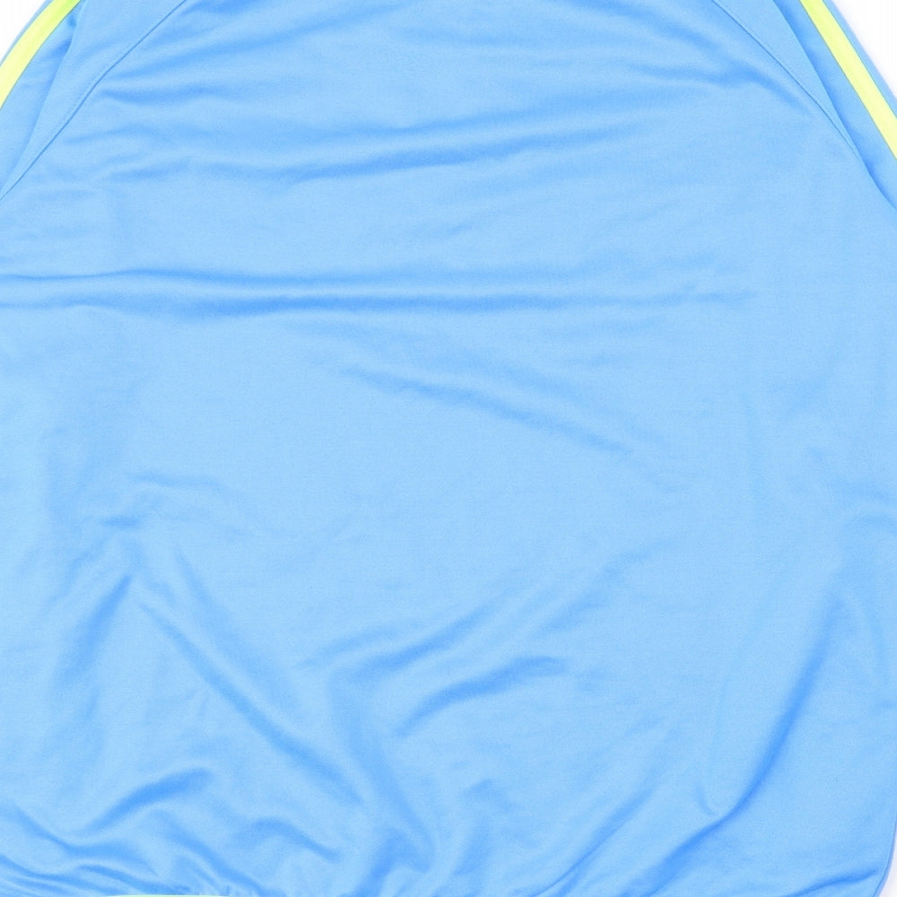 Masita Boys Blue High Neck Polyester Pullover Jumper Size 10 Years Zip