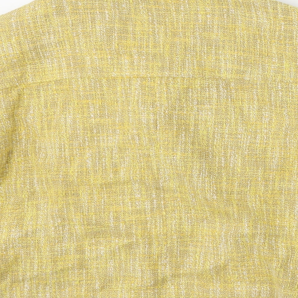 NEXT Womens Yellow Jacket Size 12 Button