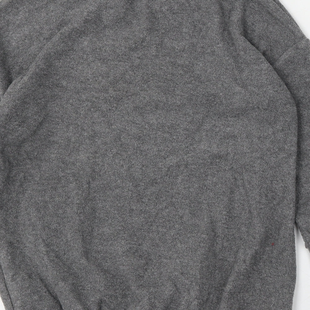NEXT Girls Grey Polyester Pullover Sweatshirt Size 9 Years