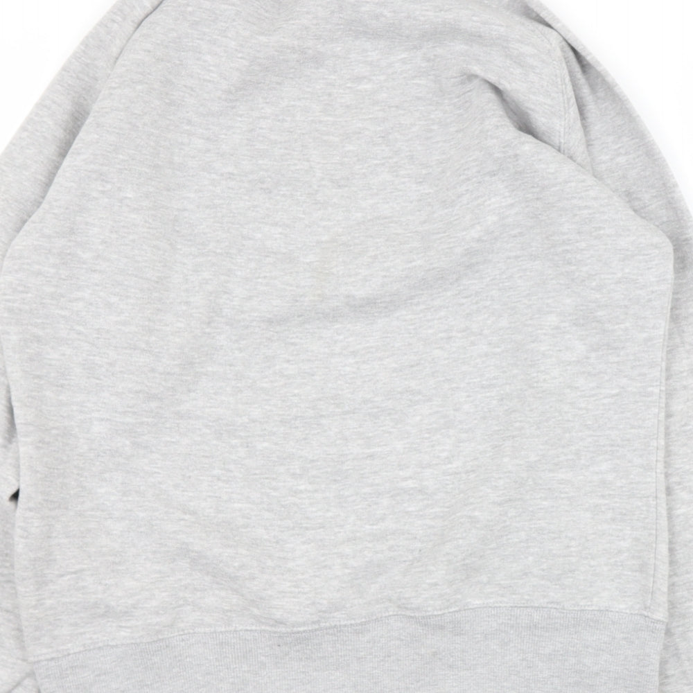 Preworn Womens Grey Polyester Blend Pullover Sweatshirt Size 12 - Santa
