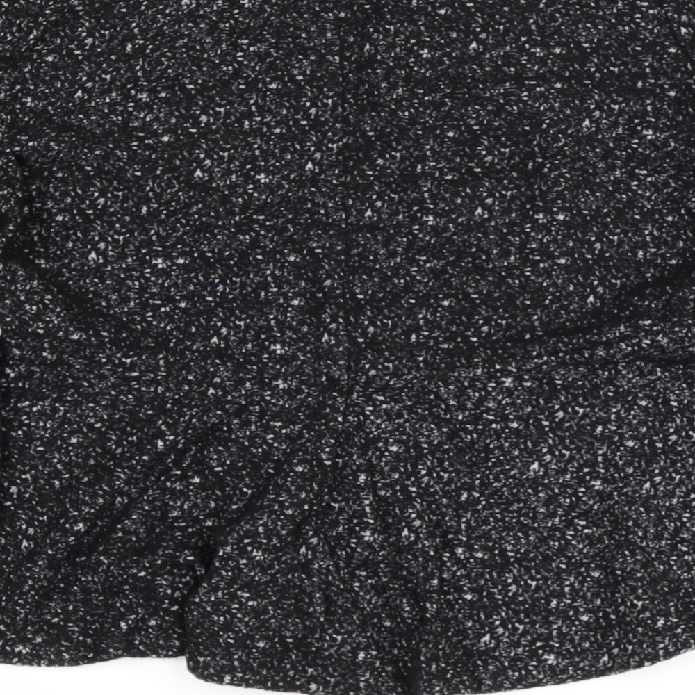 H&M Womens Black Round Neck Polyester Pullover Jumper Size M
