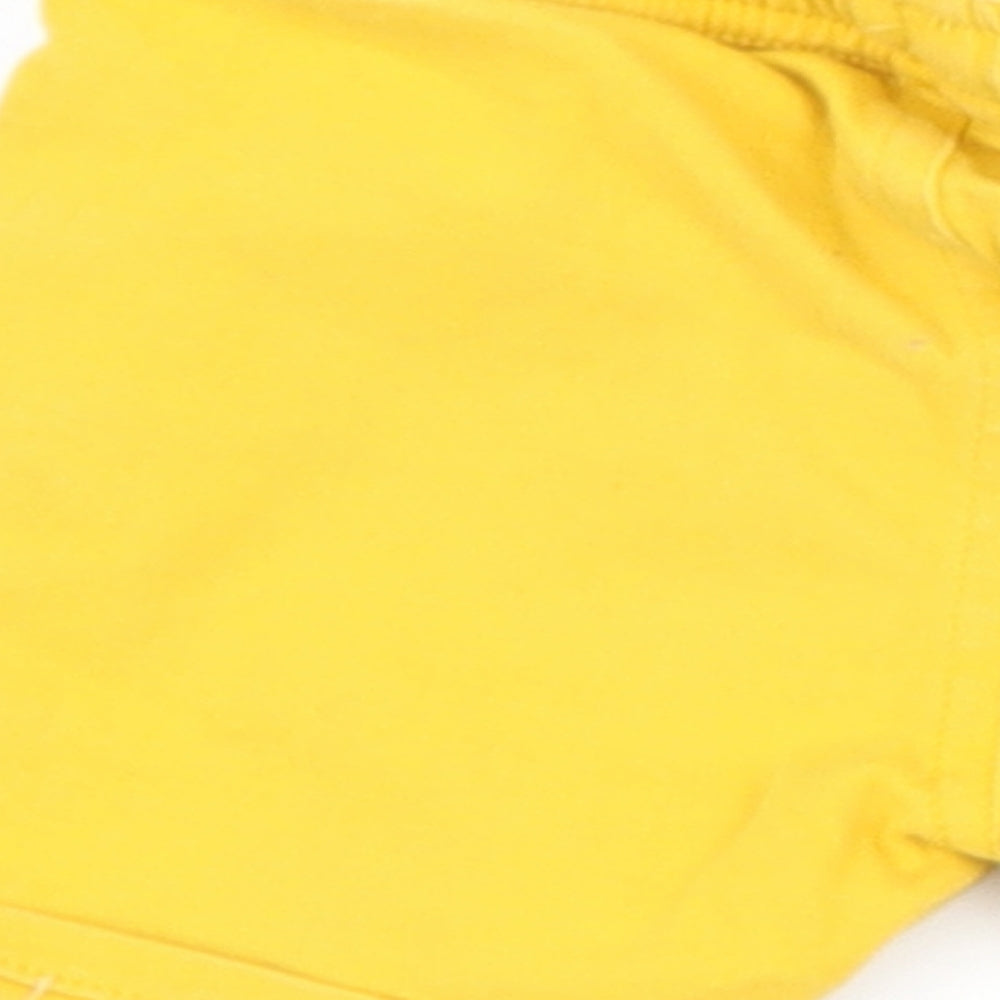 REDTAG Baby Yellow Cotton Jogger Jeans Size 12-18 Months