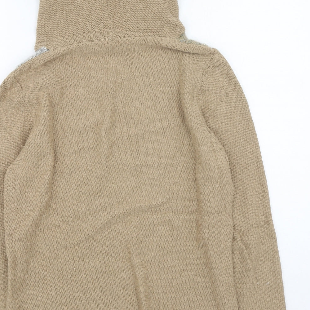 Olsen Womens Beige Polyester Pullover Jumper Size 12