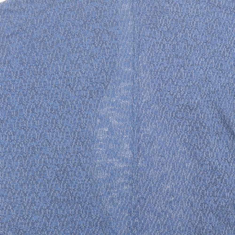 Mossimo Womens Blue V-Neck Polyester Cardigan Jumper Size S