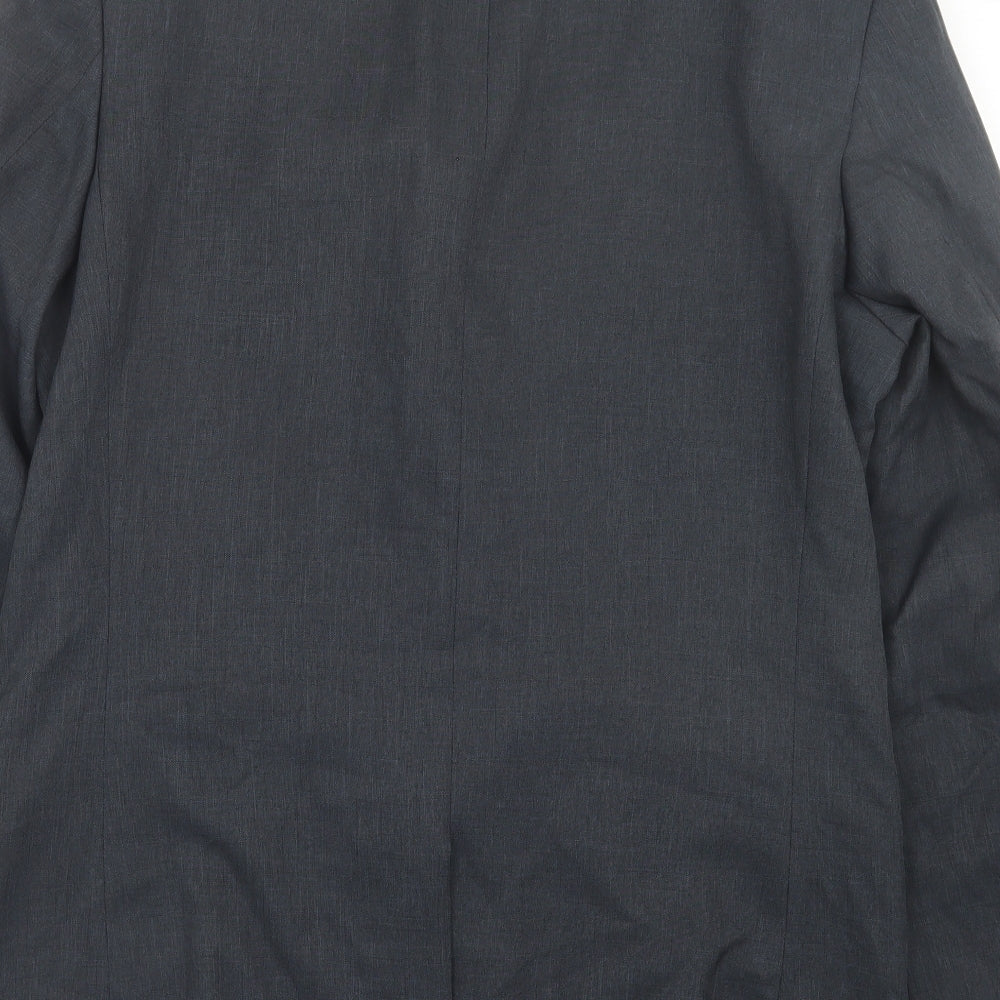 Matalan Mens Grey Polyester Jacket Suit Jacket Size 42