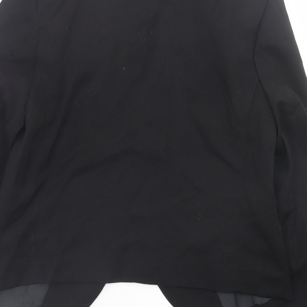 H&M Womens Black Jacket Blazer Size 12