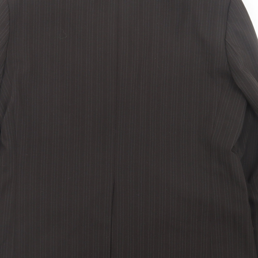 NEXT Mens Brown Striped Wool Jacket Suit Jacket Size 42