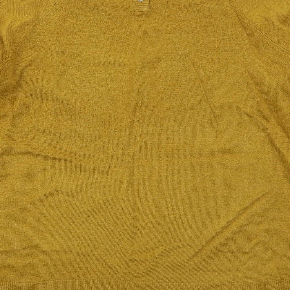 Atmosphere Womens Beige Crew Neck Acrylic Pullover Jumper Size 10