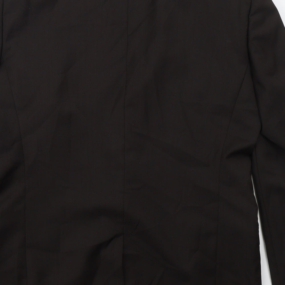 Esprit Mens Brown Viscose Jacket Suit Jacket Size 42
