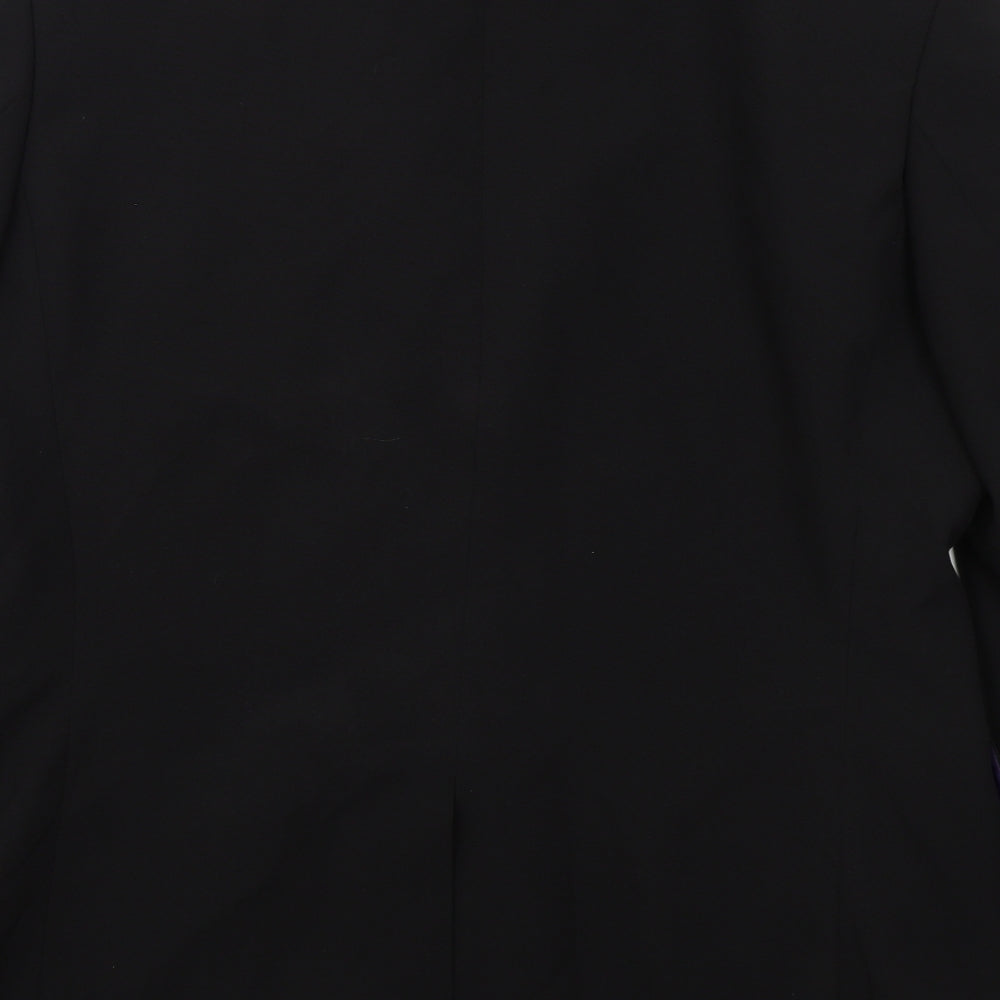 Taylor & Wright Mens Black Polyester Jacket Suit Jacket Size 42