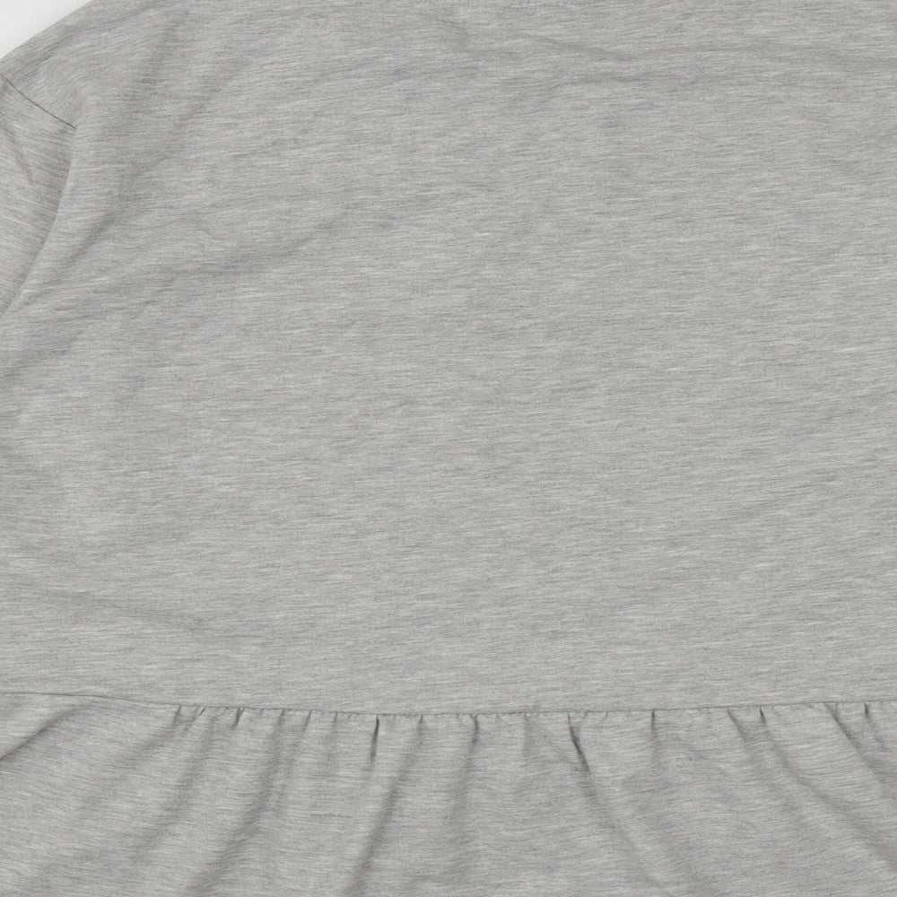 George Womens Grey Cotton Pullover Sweatshirt Size L