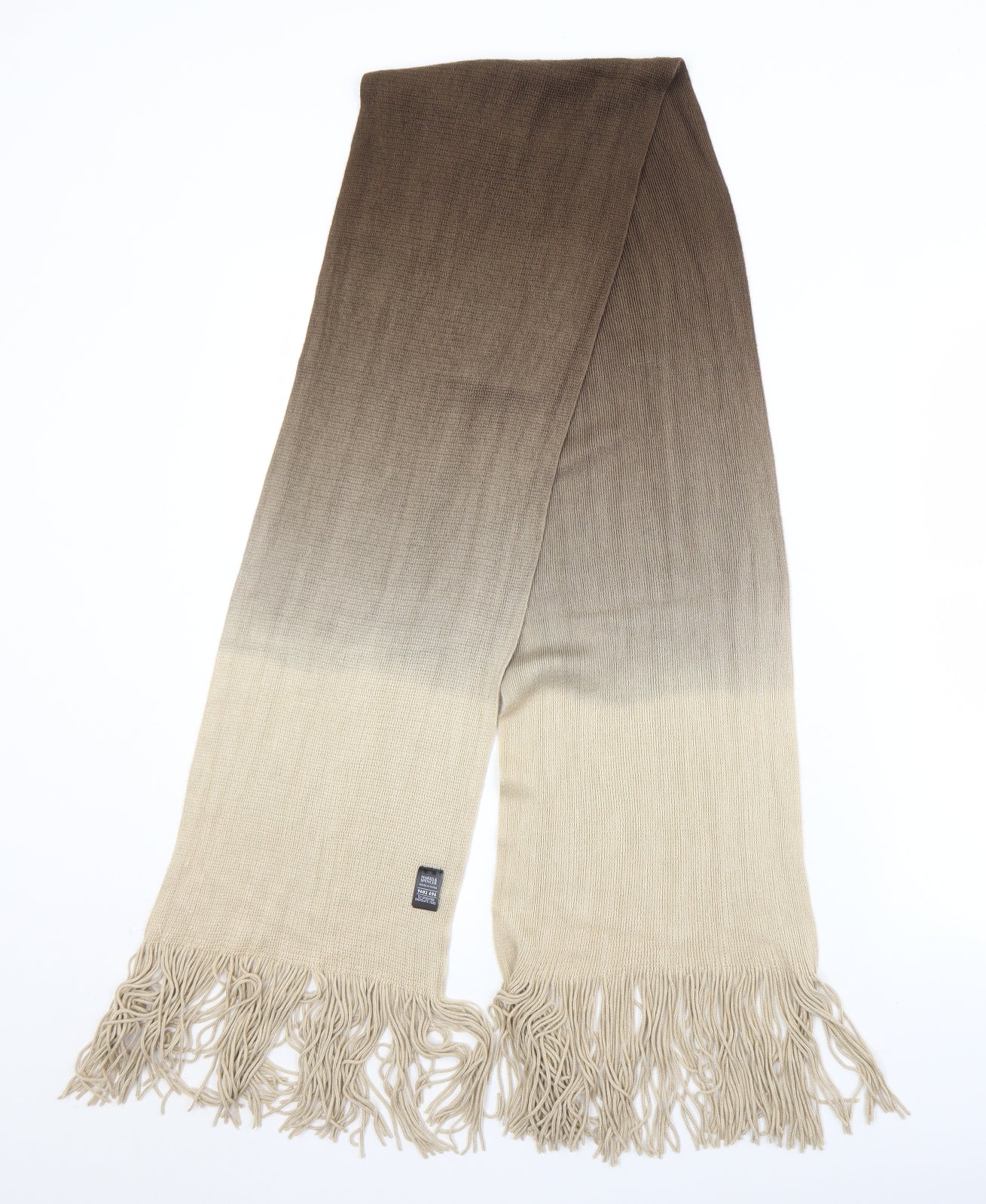 Marks and Spencer Unisex Brown Acrylic Scarf One Size