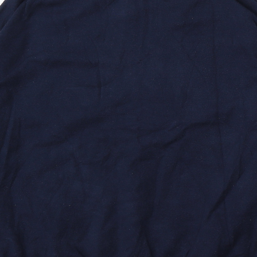 Marks & Spencer Womens Blue V-Neck Viscose Pullover Jumper Size M