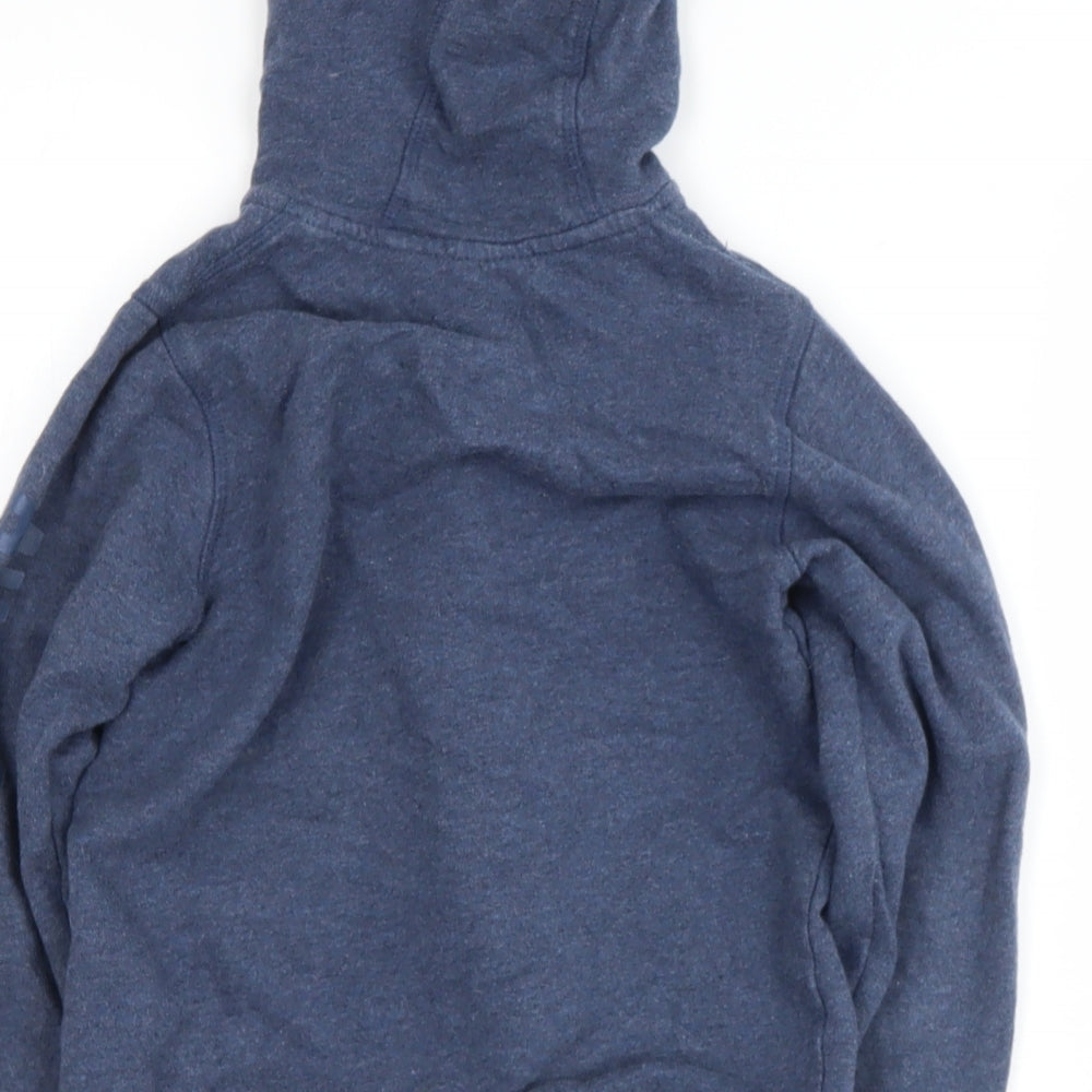 Mother and Child Boys Blue Cotton Pullover Hoodie Size 4-5 Years