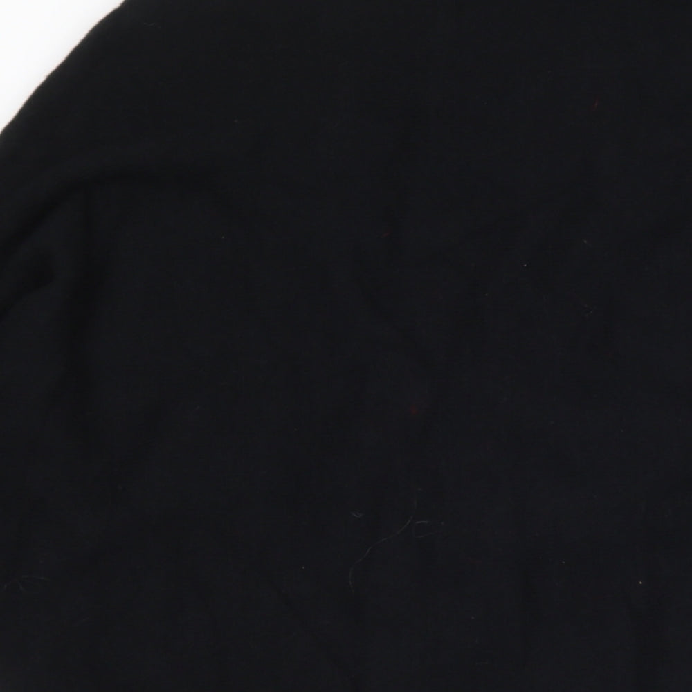 emmy moda Womens Black Boat Neck Viscose Pullover Jumper Size M
