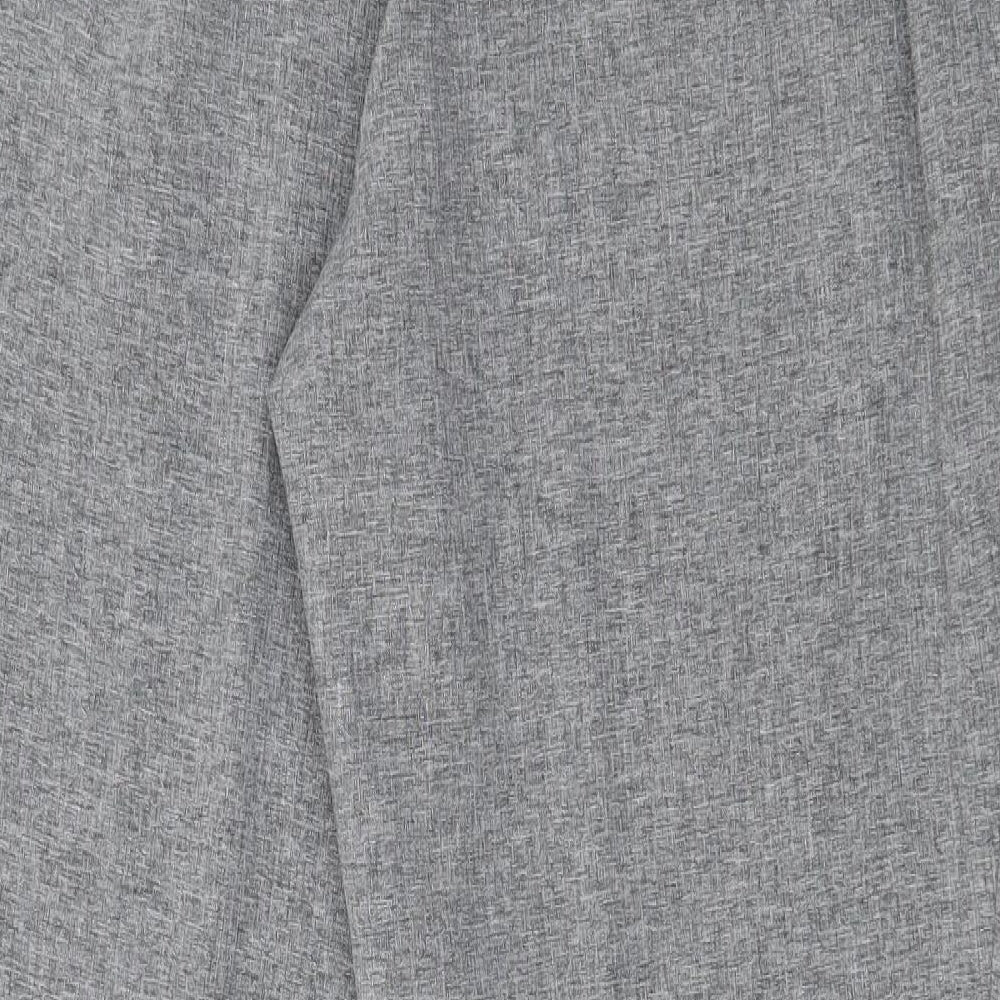 Taylor and Wright Mens Grey Polyester Trousers Size 34 in L31 in Regular