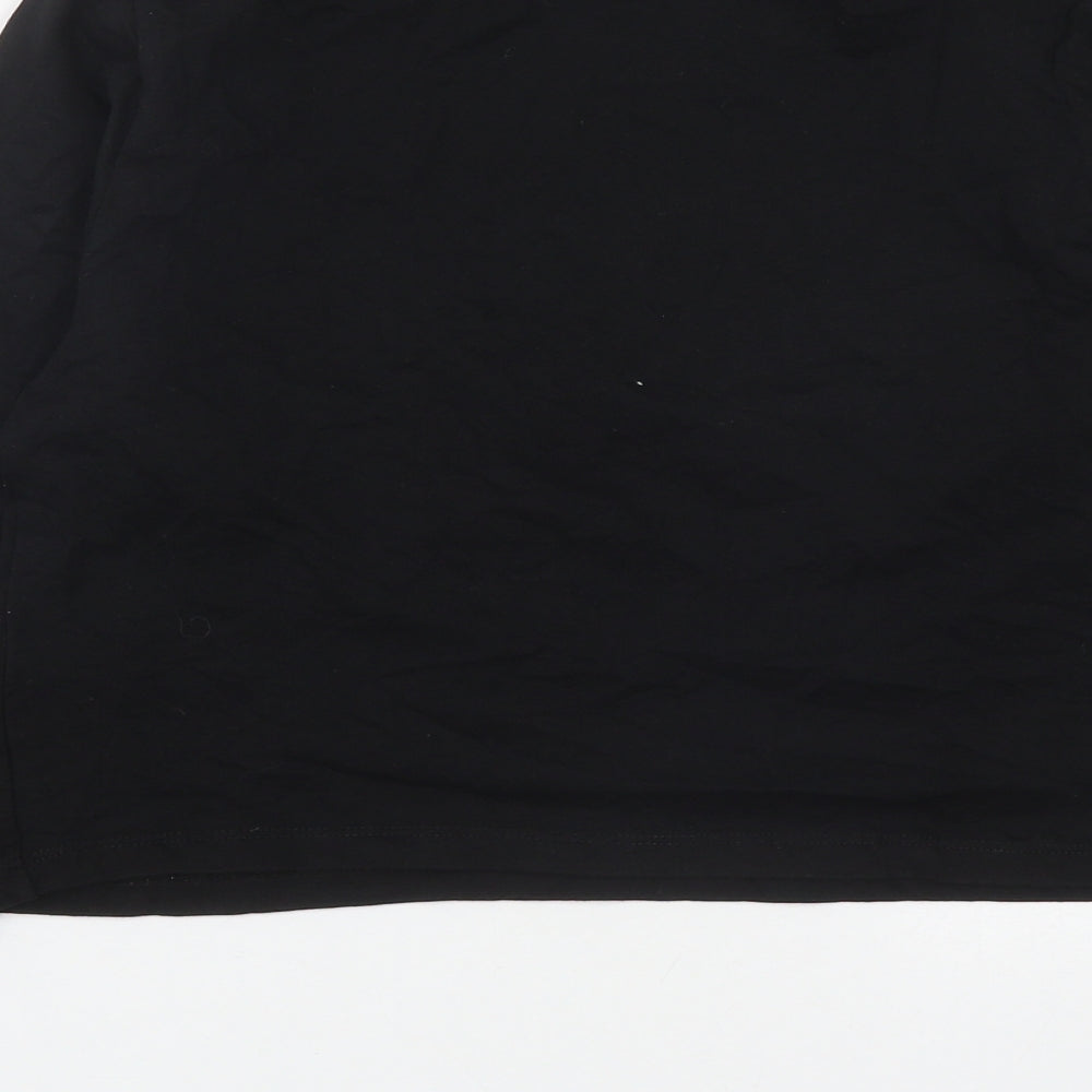 Atmosphere Womens Black Cotton Pullover Sweatshirt Size 6 - London/Milan