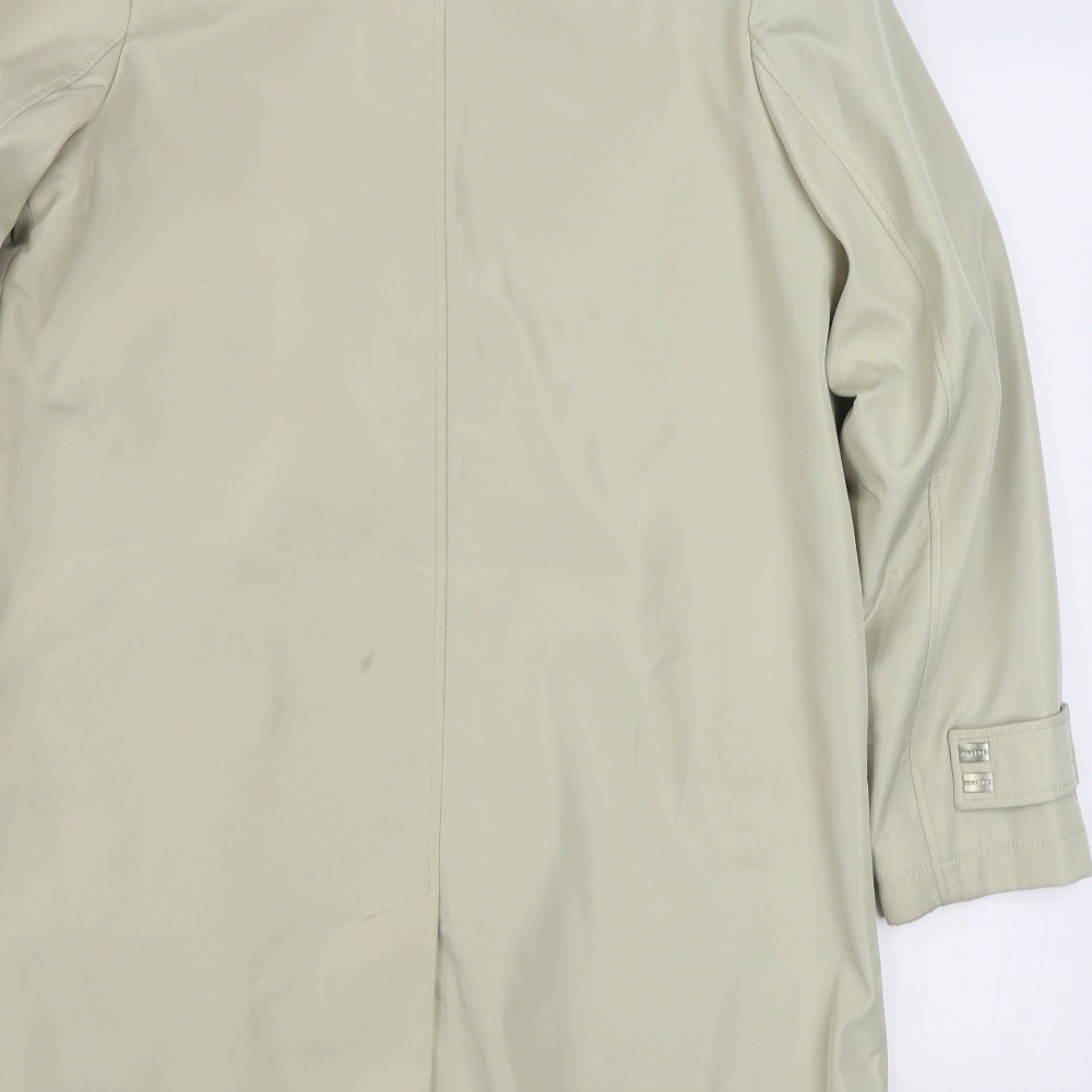 David Barry Womens Beige Jacket Size 10 Button